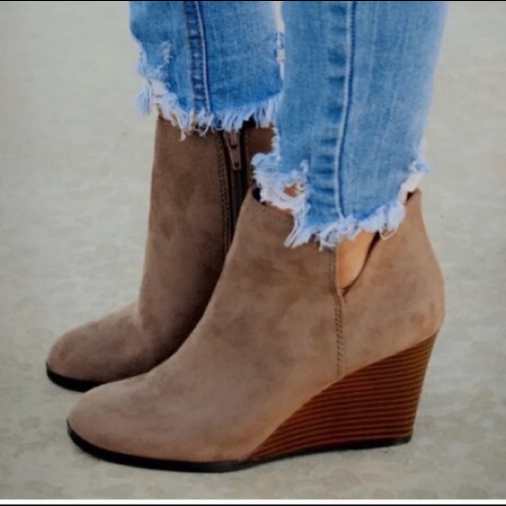 Wedge booties 50% off boutique